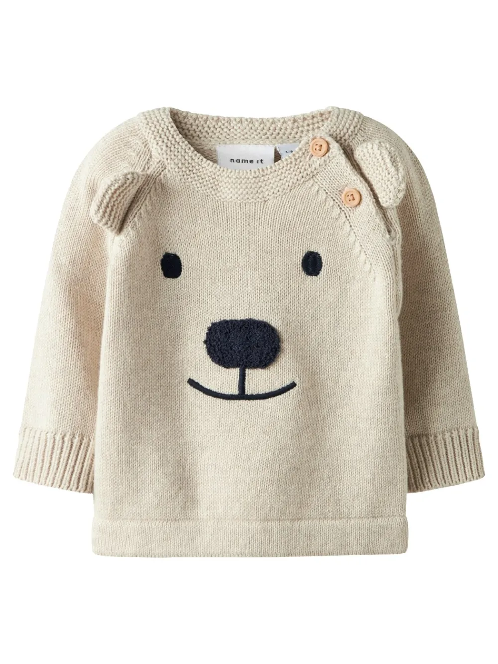 Name It Ready Striktrøje, , 50 cm-Børn Strik & Sweatshirts