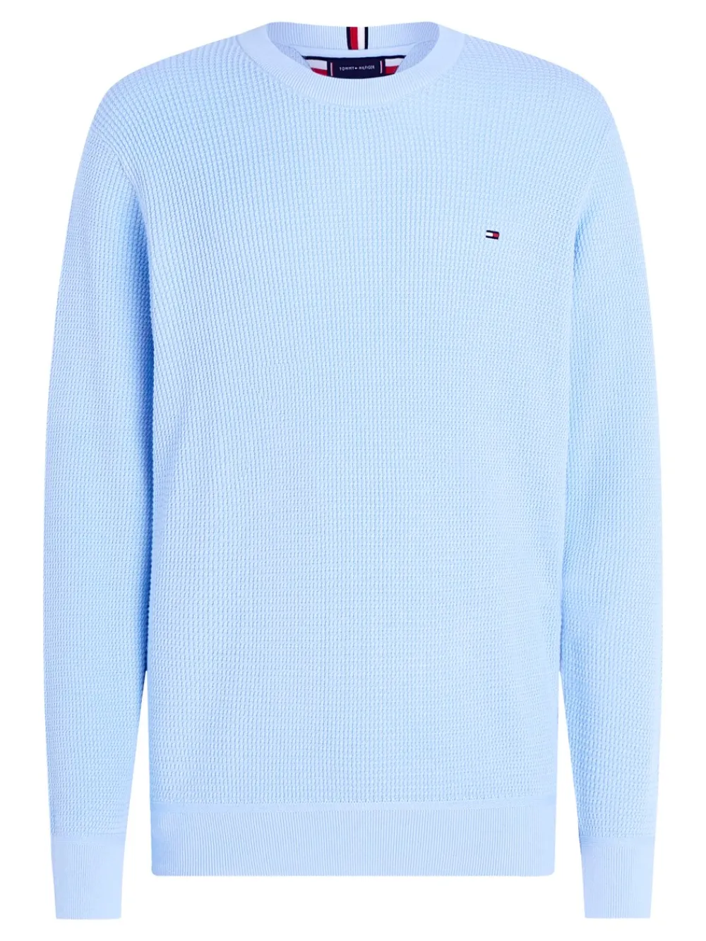 Outlet Refined Structure Crew Neck Pullover, , XL Strik