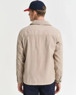 GANT Reg Cot/Linen Overshirt, , XL- Overshirts