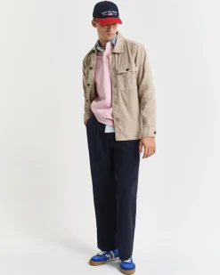 GANT Reg Cot/Linen Overshirt, , XL- Overshirts