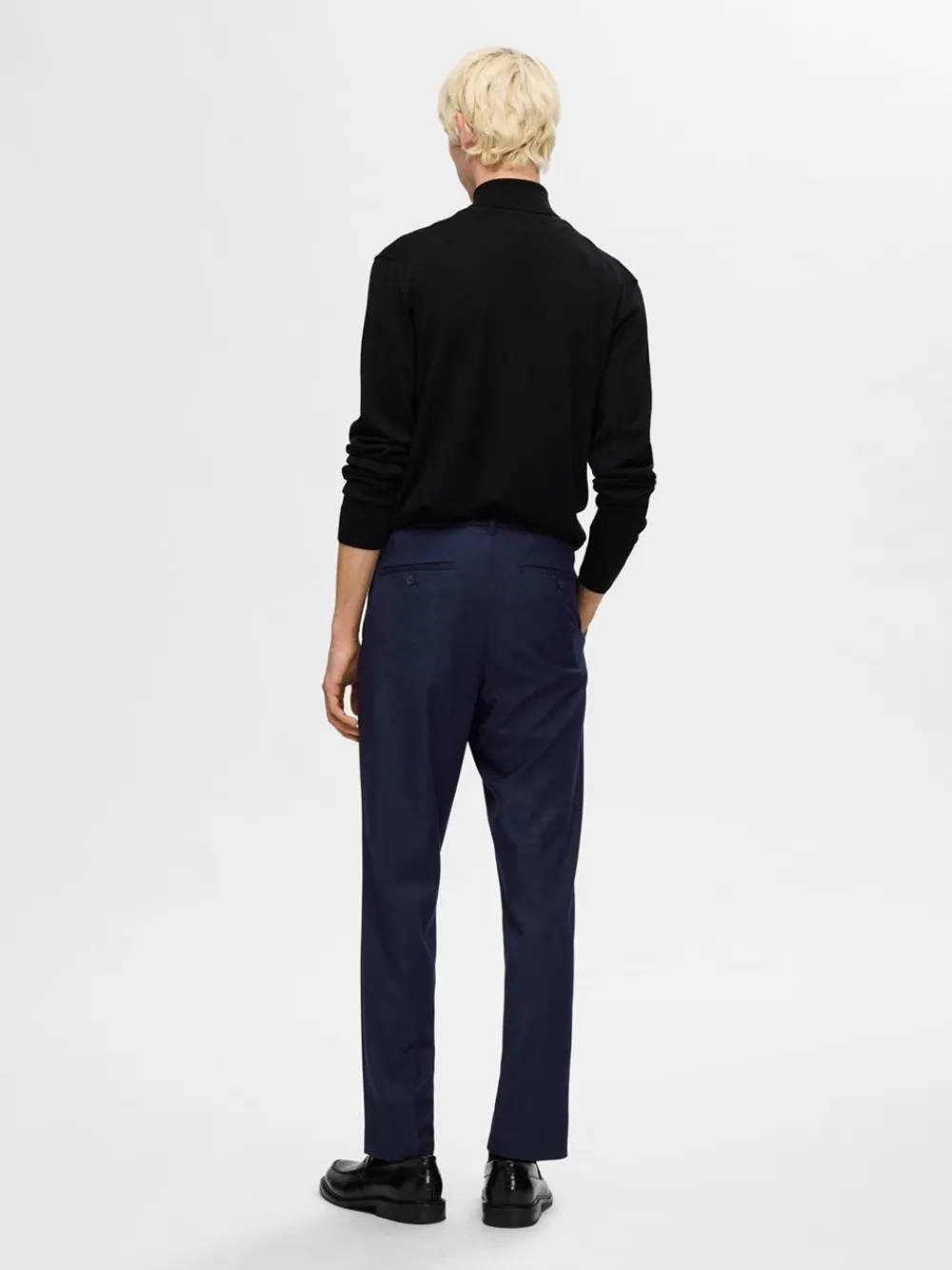 Selected Homme 190-Reg Tapered Leroy Pleat Bukser, , L- Bukser & Chinos