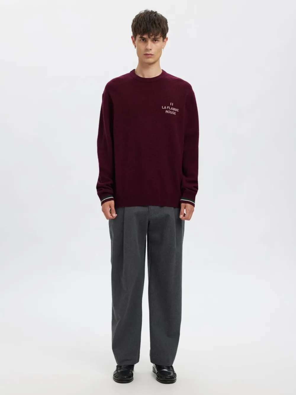 Annarr Regi LFR Crew Neck Striktrøje, , M- Strik