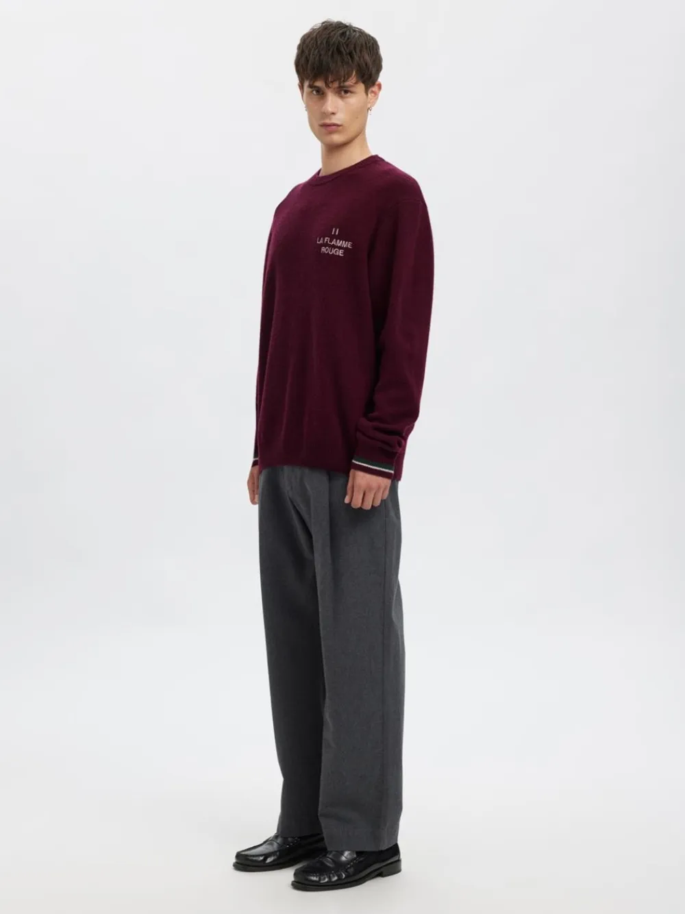 Annarr Regi LFR Crew Neck Striktrøje, , M- Strik
