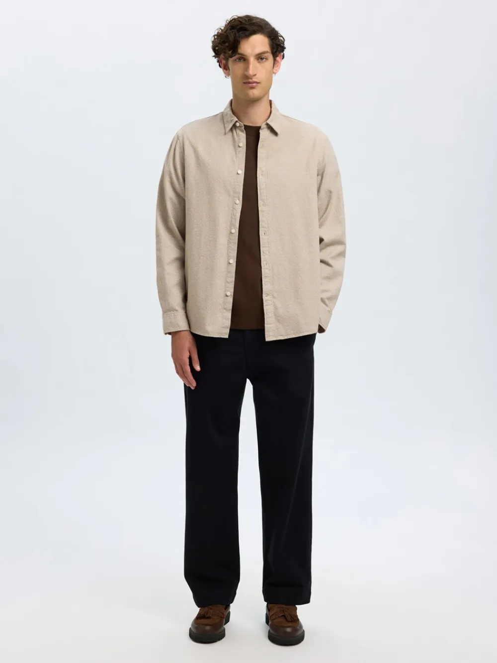 Discount Regnoah Brushed Twist Skjorte, , L Skjorter