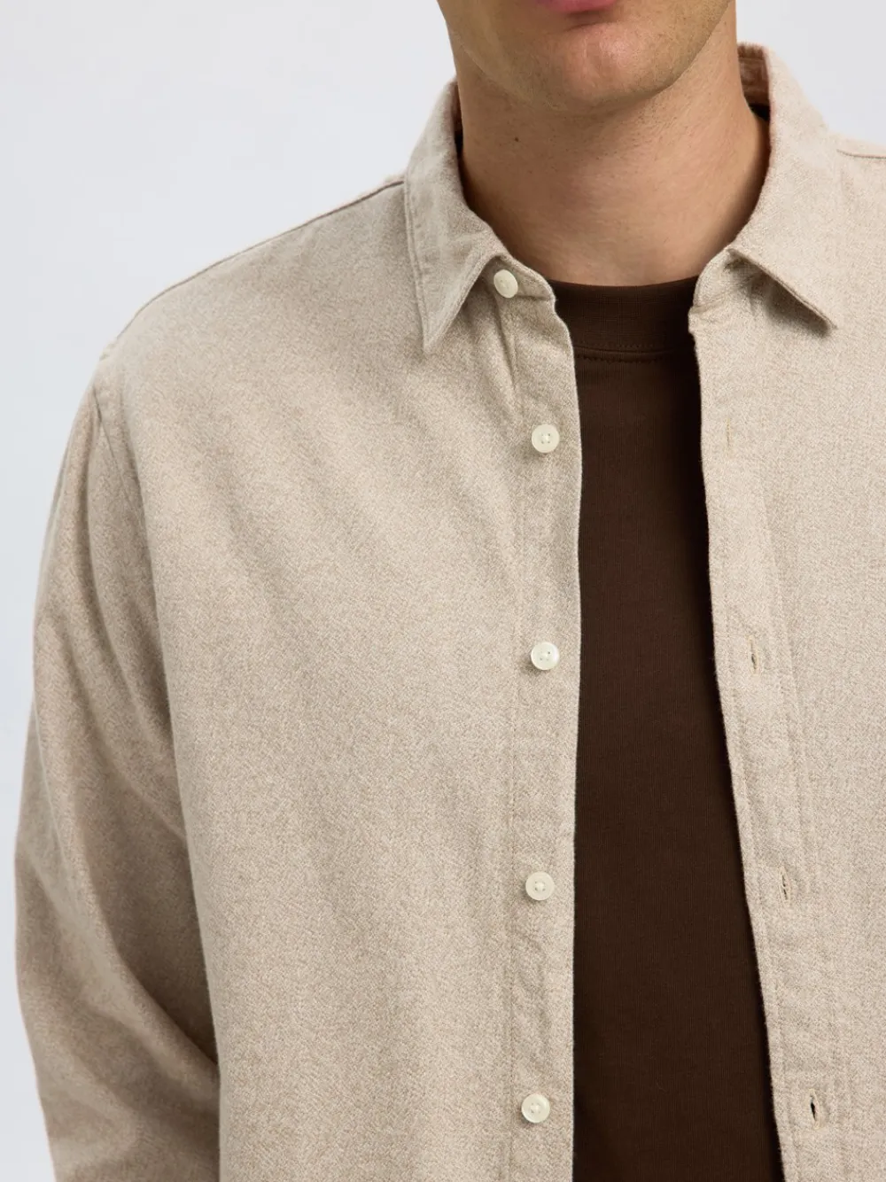 Discount Regnoah Brushed Twist Skjorte, , L Skjorter