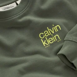 Calvin Klein Relaxed Back Print Sweatshirt, , 152 cm-Børn Strik & Sweatshirts