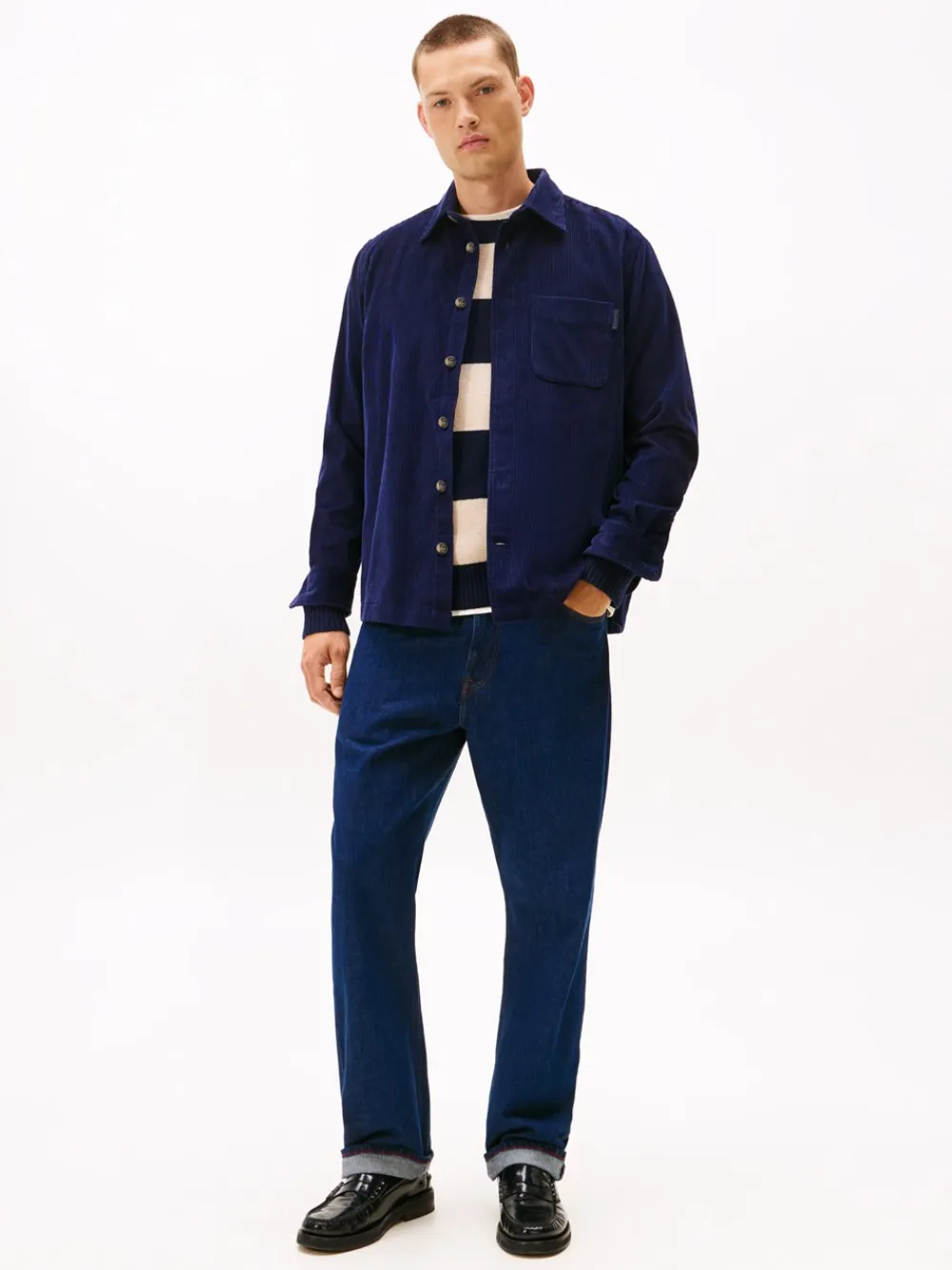 Tommy Hilfiger Relaxed Corduroy Overshirt, , XXL- Overshirts