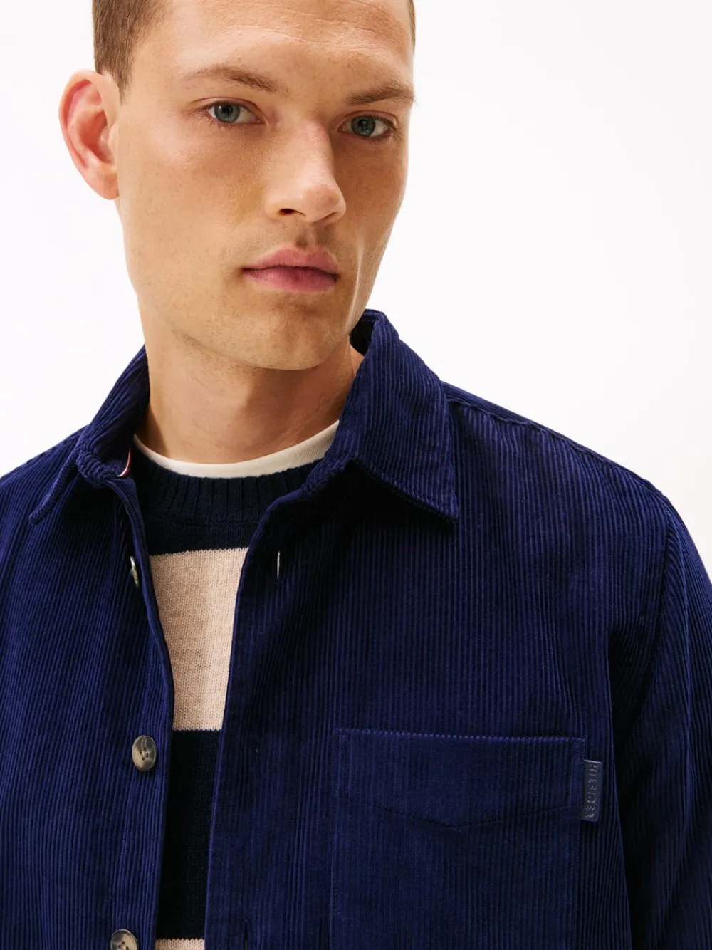 Tommy Hilfiger Relaxed Corduroy Overshirt, , XXL- Overshirts