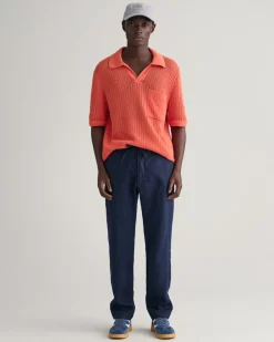 GANT Relaxed Fit Hørbukser, , S- Bukser & Chinos