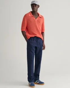 GANT Relaxed Fit Hørbukser, , S- Bukser & Chinos