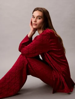 Calvin Klein Relaxed Natskjorte, , S-Dame Loungewear