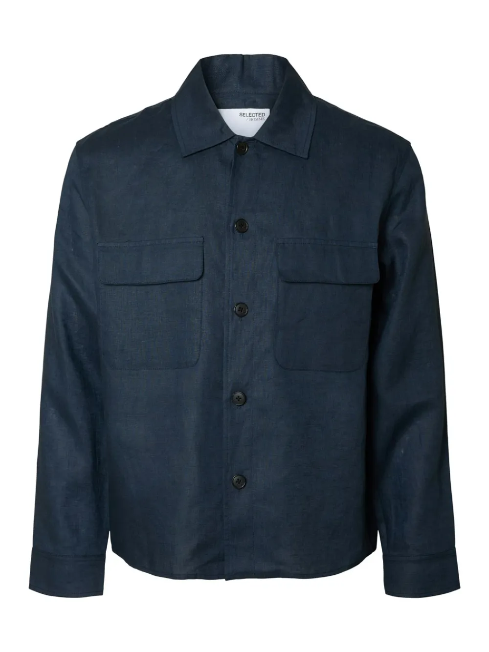 Relaxed-Wyatt Linen Overshirt, , 54 Overshirts
