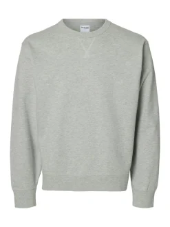 Selected Homme Relaxluke Crew Neck Sweatshirt, , XXL- Sweatshirts & Trøjer