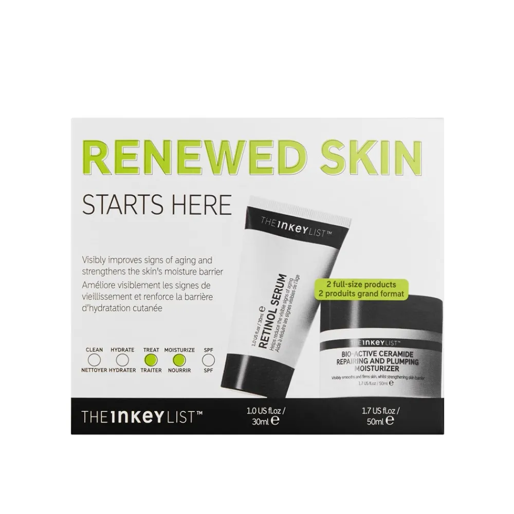 The Inkey List Renewed Skin Starts Here Sæt- Hudpleje
