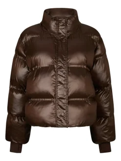Neo Noir Rhea Shiny Puffer Jakke, , 34-Dame Jakker & Frakker