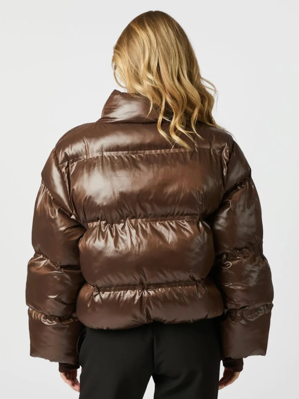 Neo Noir Rhea Shiny Puffer Jakke, , 34-Dame Jakker & Frakker