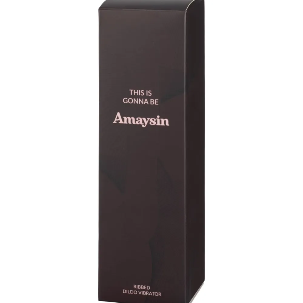 Amaysin Ribbed Dildo Vibrator- Sexlegetøj