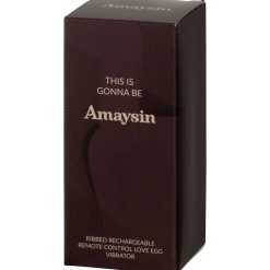 Amaysin Ribbed Love Vibrator Æg- Sexlegetøj