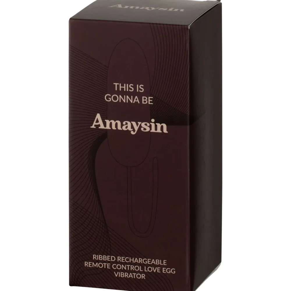 Amaysin Ribbed Love Vibrator Æg- Sexlegetøj