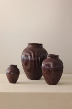 Knabstrup Riflet Vase,- Stue|Vaser & Urtepotteskjulere