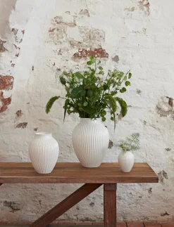 Knabstrup Riflet Vase, , H27 cm- Vaser & Urtepotteskjulere|Stue