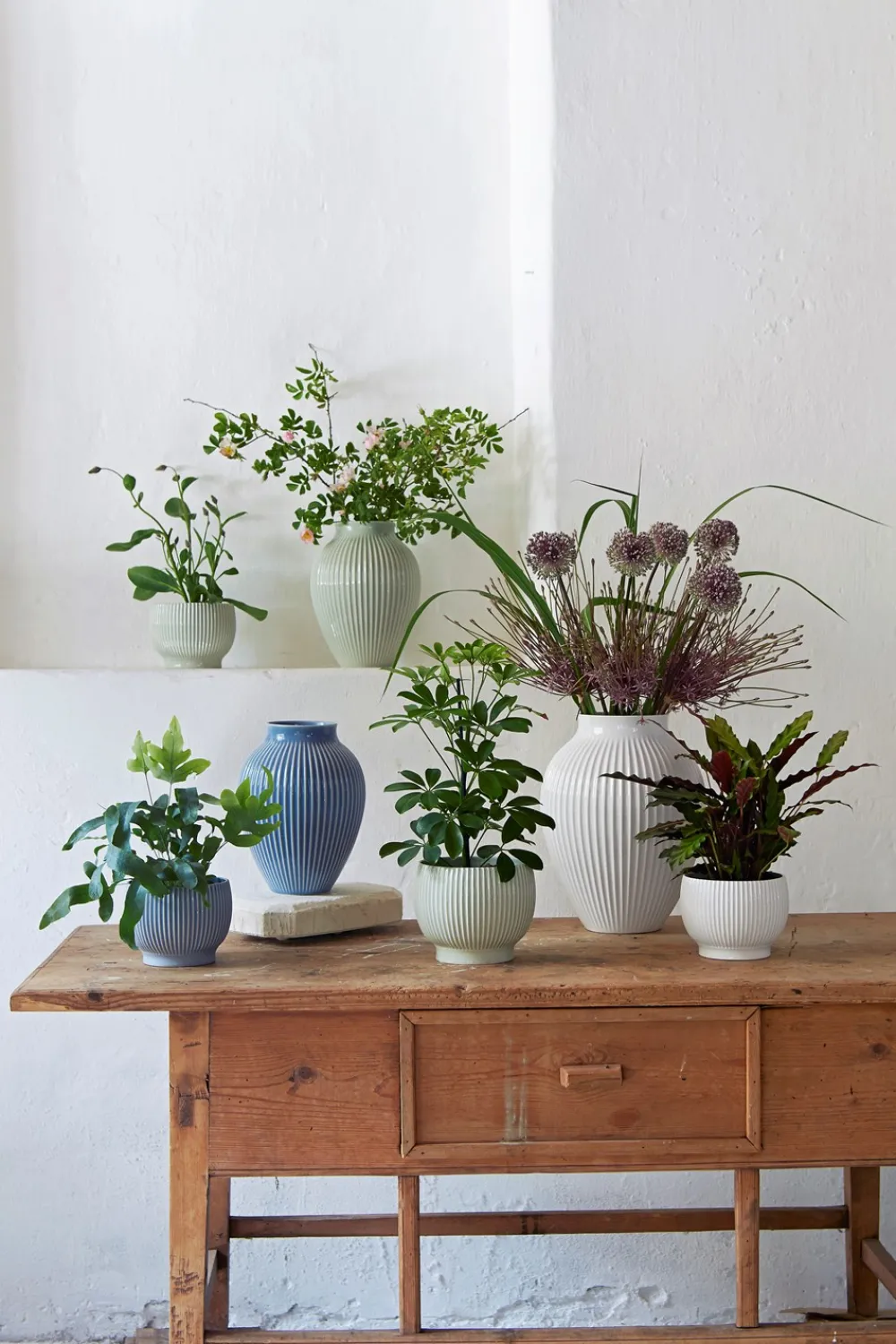 Best Riflet Vase, , H20 cm Vaser & Urtepotteskjulere|Stue