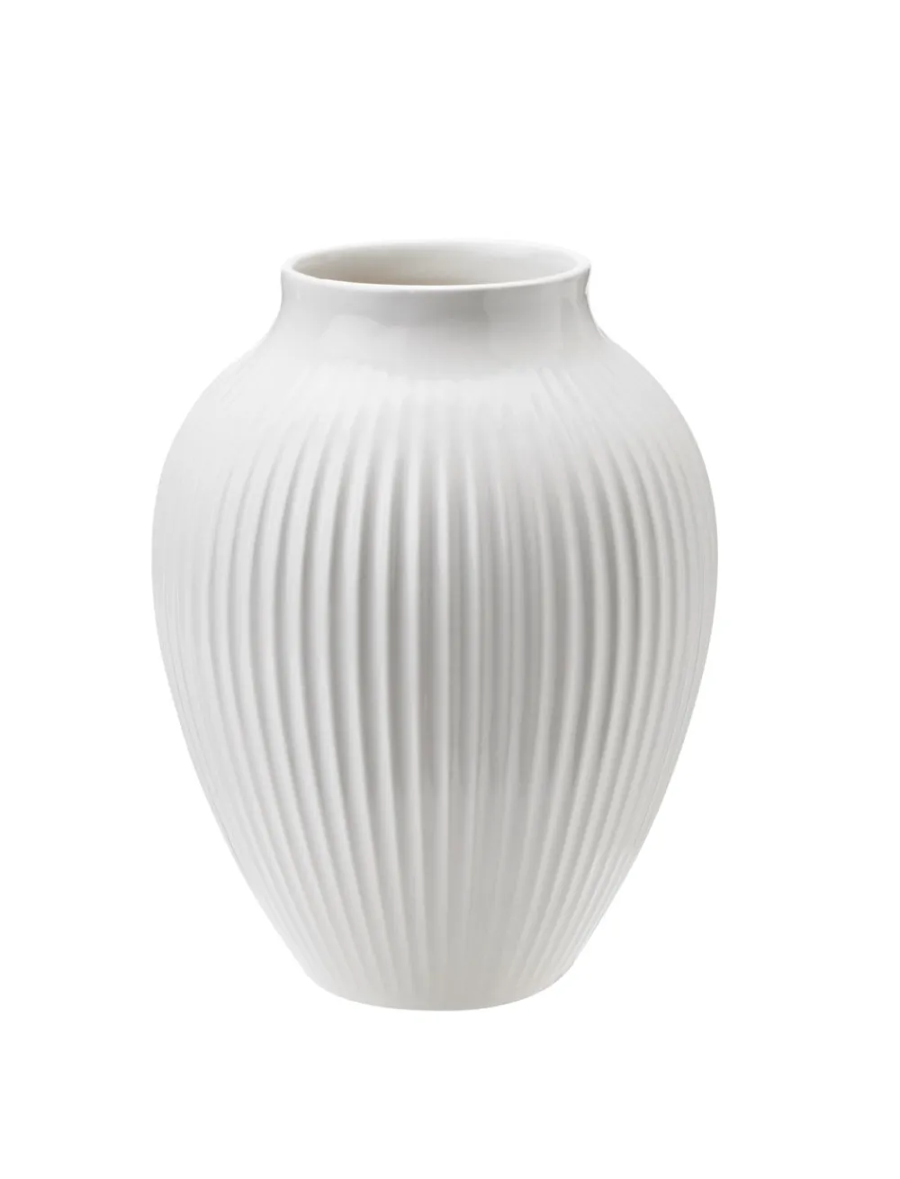 Knabstrup Riflet Vase, , H12,5 cm- Vaser & Urtepotteskjulere|Stue