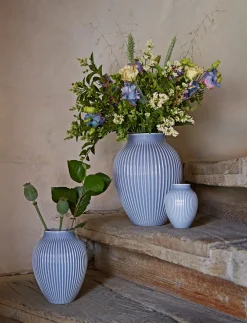 New Riflet Vase, Vaser & Urtepotteskjulere|Stue