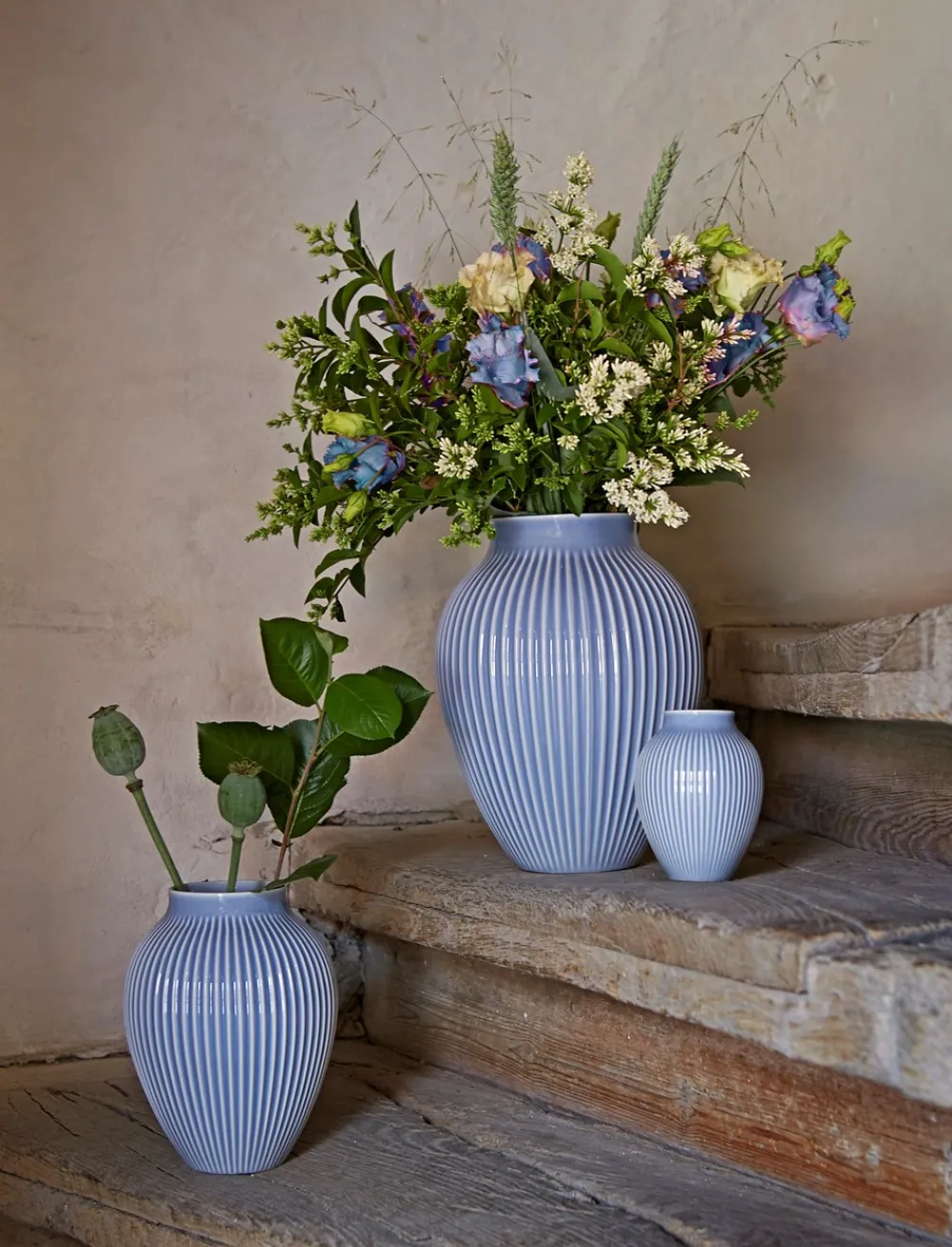 Hot Riflet Vase, , H20 cm Vaser & Urtepotteskjulere|Stue
