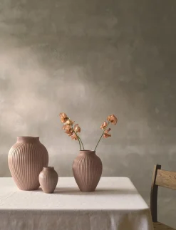 Knabstrup Riflet Vase,- Stue