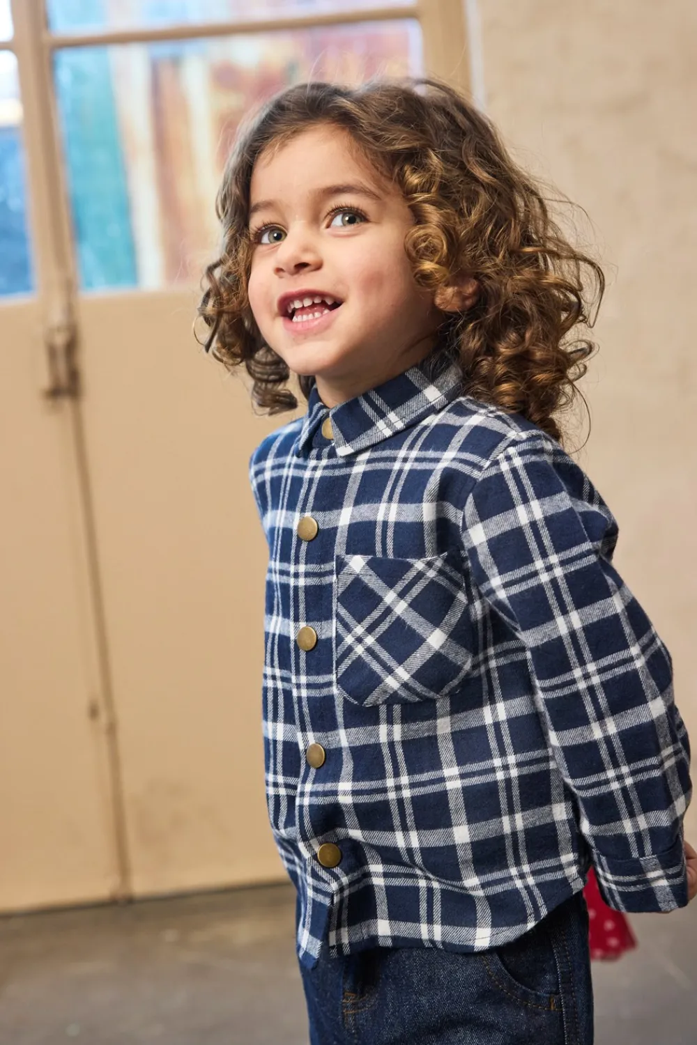Discount Riggs Flannel Skjorte, , 110 cm Børn Skjorter