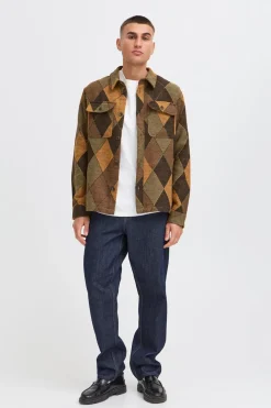 Solid Riker Overshirt, , S- Overshirts