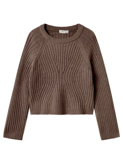 Clearance Rikine Short Striktrøje, , 122-128 cm Børn Strik & Sweatshirts