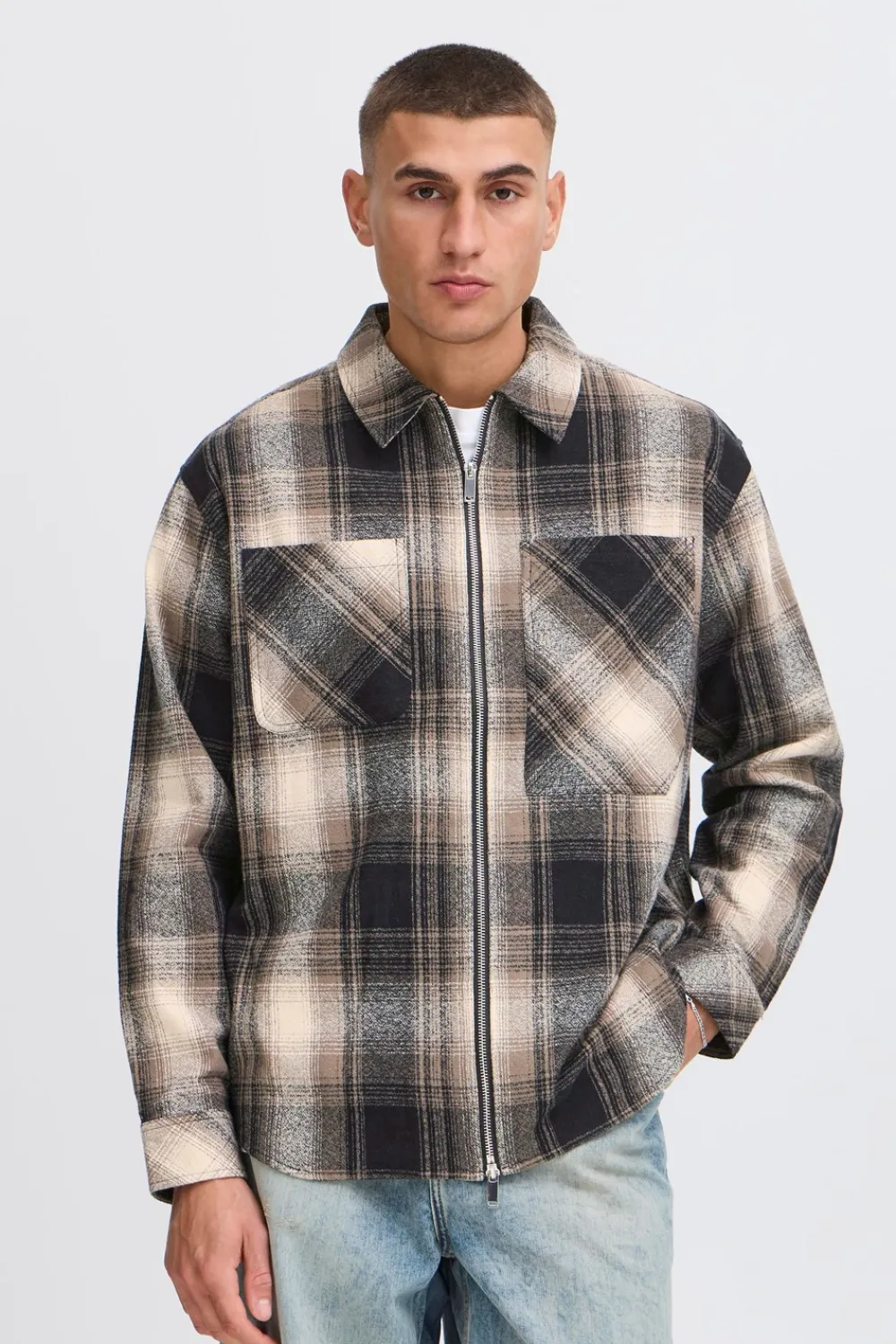 Solid Rikki Overshirt, , L- Overshirts