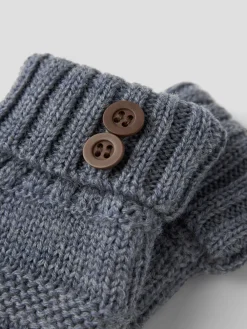 Rilla Wool Knit Futter, , 74-80 cm Børn Futter & Hjemmesko