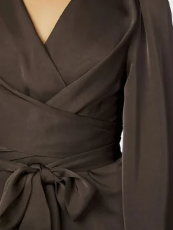 Clearance Rimini Heavy Sateen Kjole, , 38 Dame Kjoler