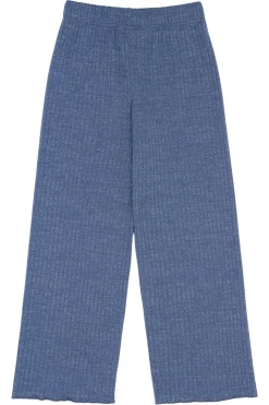 THE NEW Rina Wide Glitter Rib Bukser, , 146-152 cm-Børn Bukser & Leggings