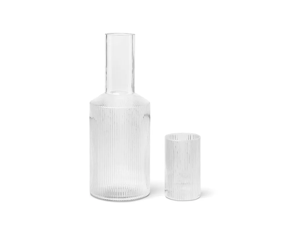ferm LIVING Ripple Karaffel, , 1 L- Kander & Karafler