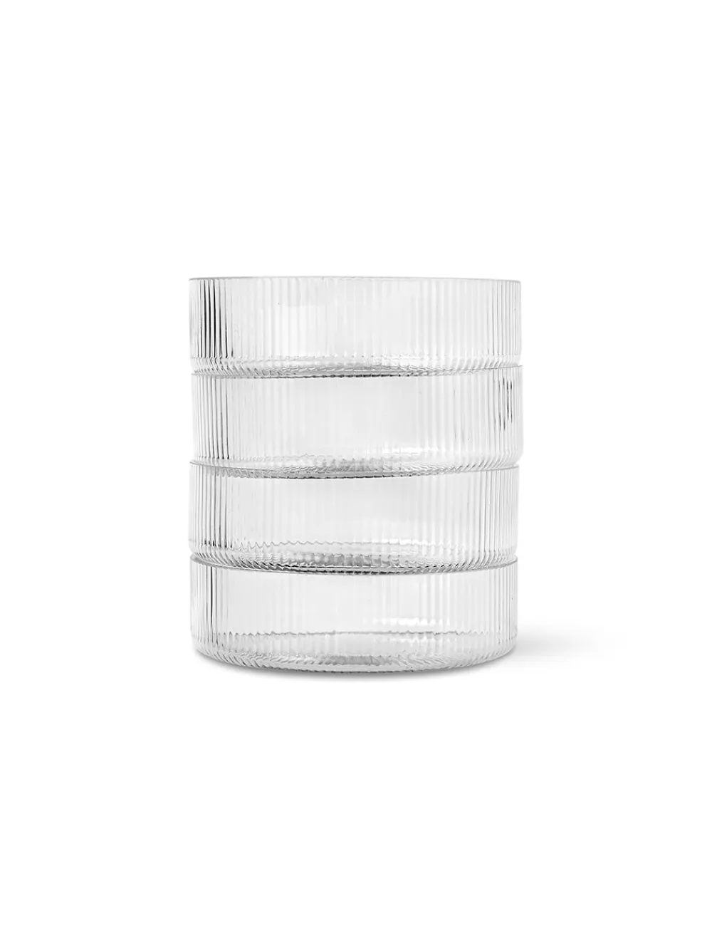 Clearance Ripple 4-pak Serveringsskåle, , Ø12 cm Fade & Skåle
