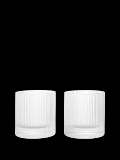 ferm LIVING Ripple 2-pak Tumbler Glas, , 25 cl- Glas