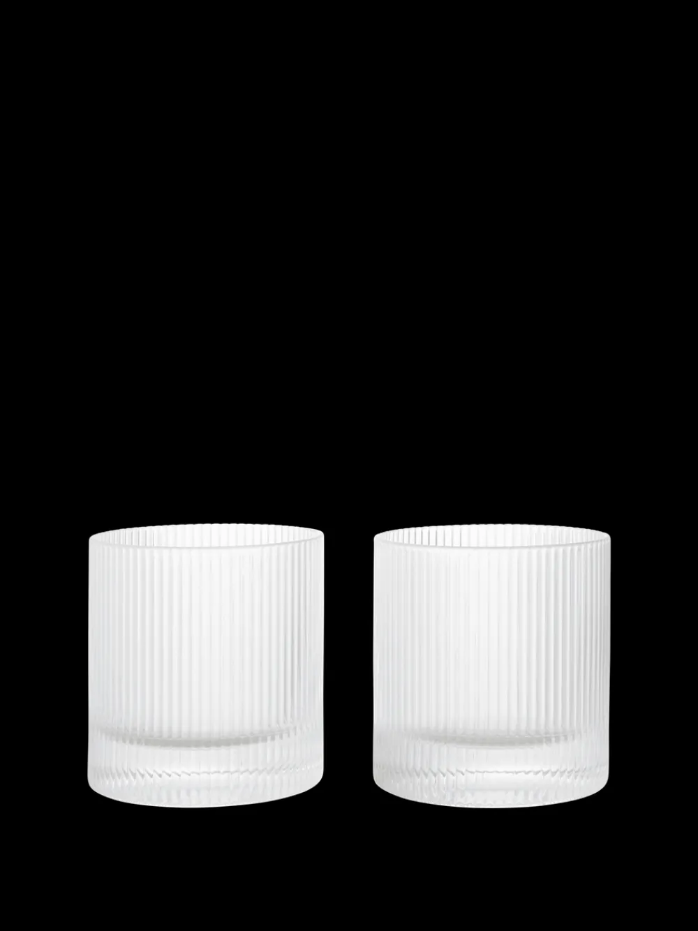 ferm LIVING Ripple 2-pak Tumbler Glas, , 25 cl- Glas