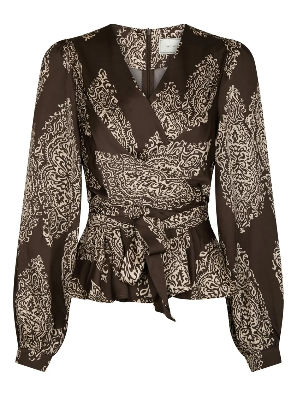 Hot Rista Paisley Drop Bluse, , 36 Dame Bluser & Skjorter