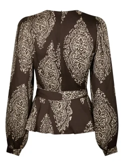 Hot Rista Paisley Drop Bluse, , 36 Dame Bluser & Skjorter