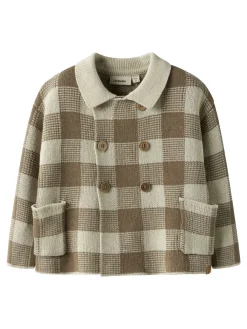 Online Robo Loose Knit Cardigan, , 110 cm Børn Cardigans