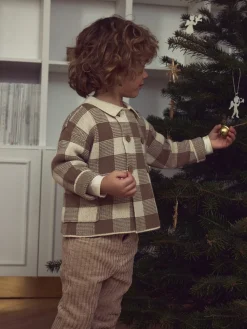 Online Robo Loose Knit Cardigan, , 110 cm Børn Cardigans