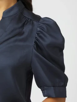 Neo Noir Roella Heavy Sateen Bluse, , 38-Dame Bluser & Skjorter
