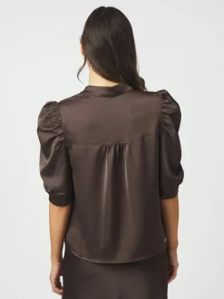 Best Roella Heavy Sateen Bluse, , 42 Dame Bluser & Skjorter
