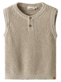 Lil' Atelier Rokko vest, , 92 cm-Børn Strik & Sweatshirts