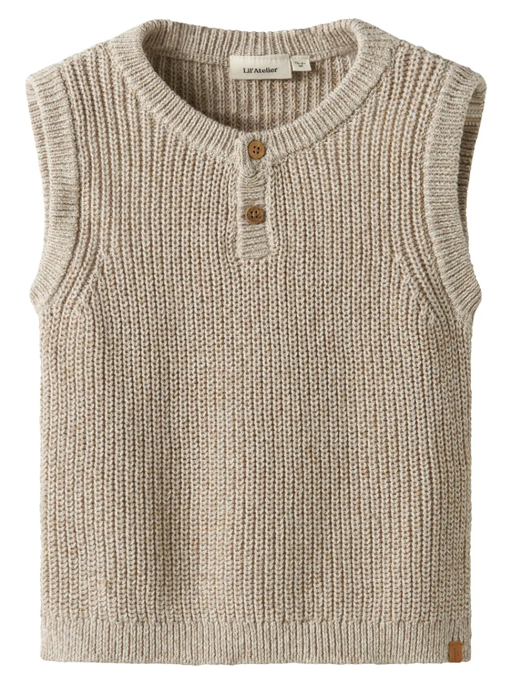 Lil' Atelier Rokko vest, , 92 cm-Børn Strik & Sweatshirts