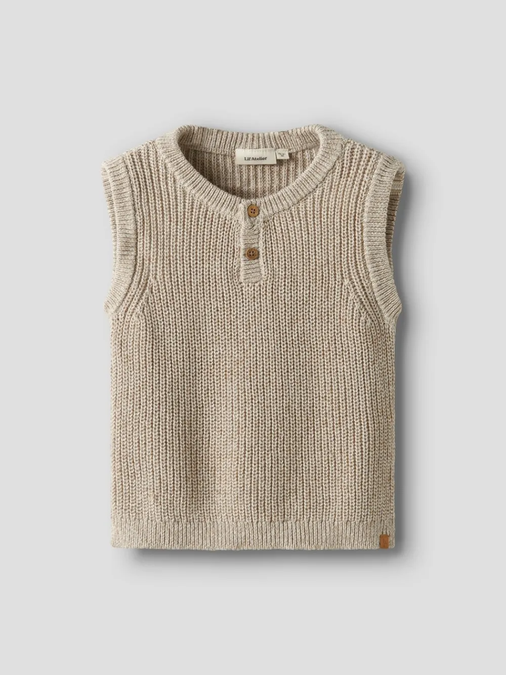 Lil' Atelier Rokko vest, , 92 cm-Børn Strik & Sweatshirts